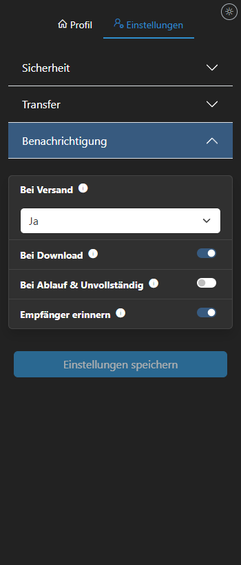 Notification Settings