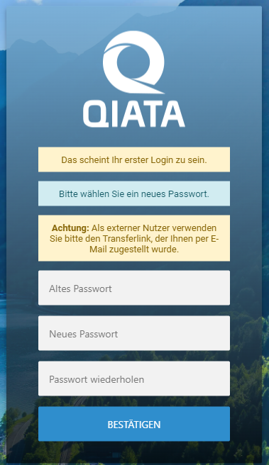 Password Reset Dialog