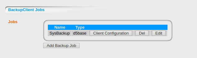 DOMOS BackupNG Backup Client Job