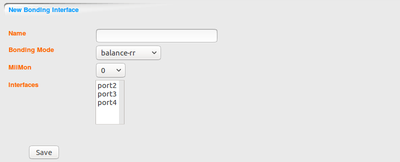 DOMOS Bonding Network Interfaces