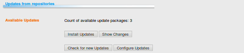 DOMOS6 System Updates available
