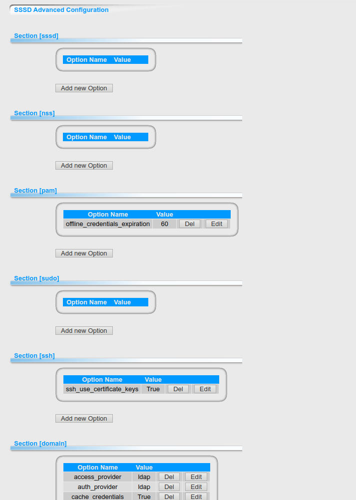 DOMOS6 User LDAP Advanced Configuration