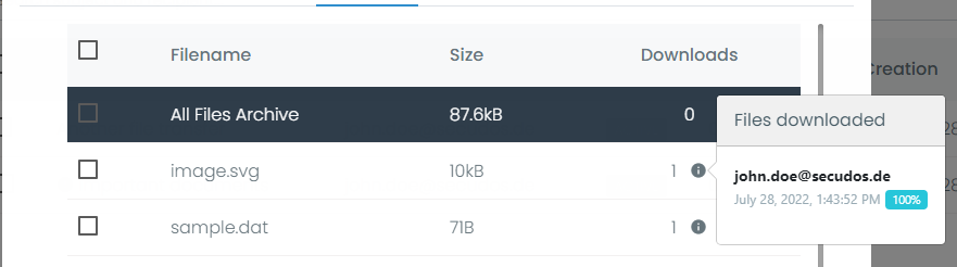 Download Informationen