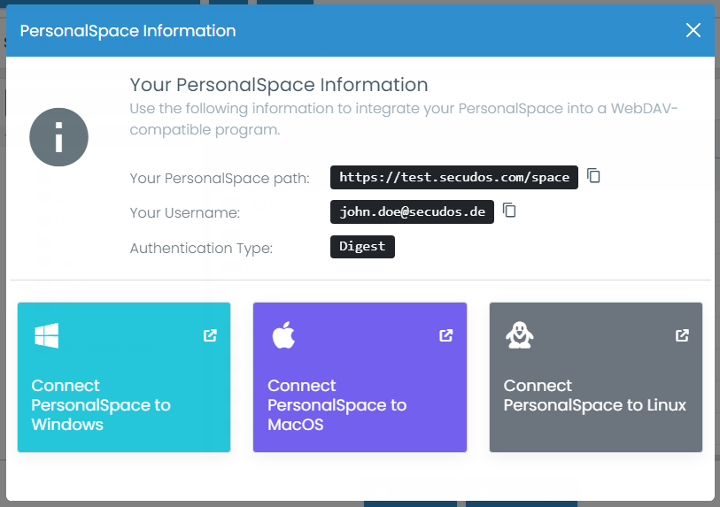 PersonalSpace Information