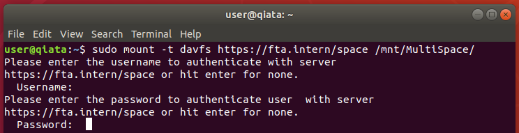 Login via command line